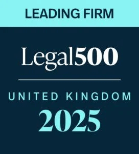Legal 500 - Leading Firm 2025
